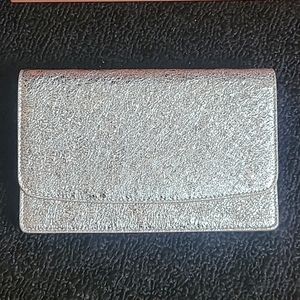 Mansur Gavriel 100% Italian Leather Crossbody Wallet in Silver (BRAND NEW)